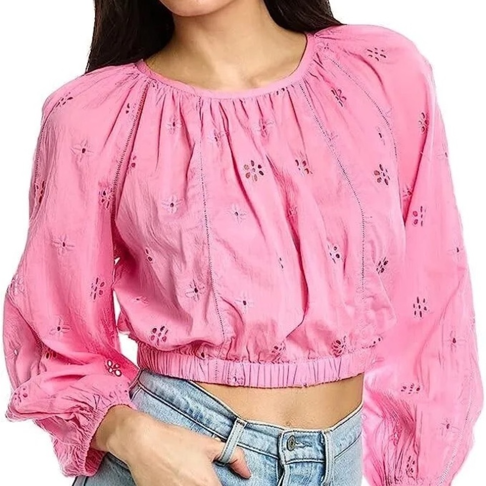 Velvet by Graham & Spencer pink flowy top